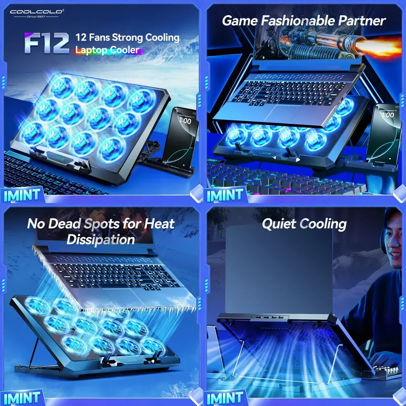COOLCOLD แผ่นรองระบายความร้อนส - Laptop Cooling Pad บทวิจารณ์และราคา