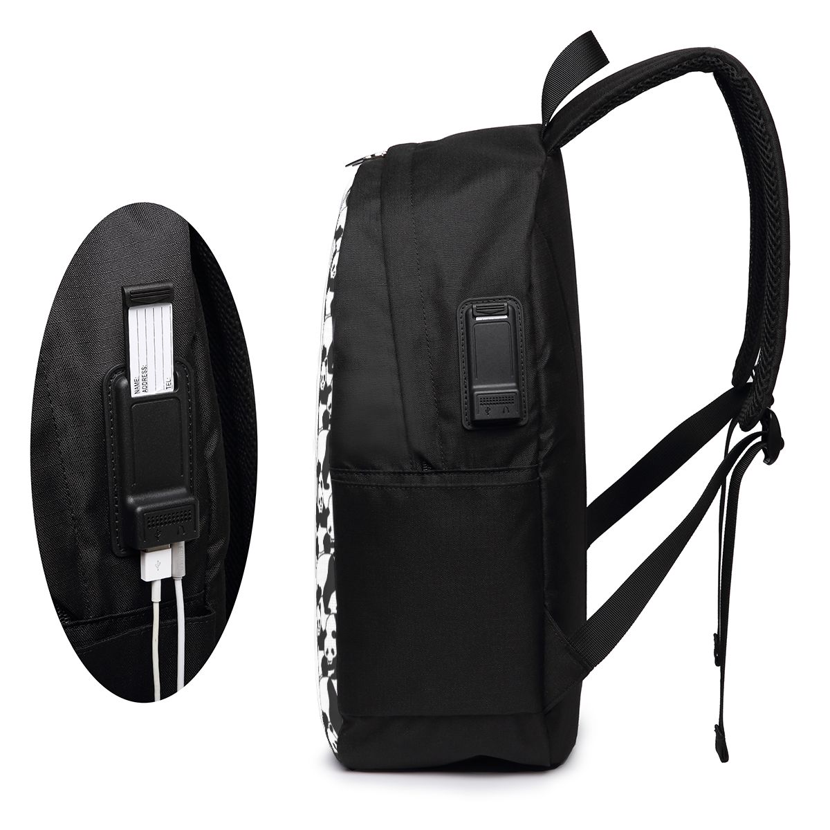 แพนด้าแพทเทิร์นกระเป๋าเป้สะพาย - Laptop Bag บทวิจารณ์และราคา